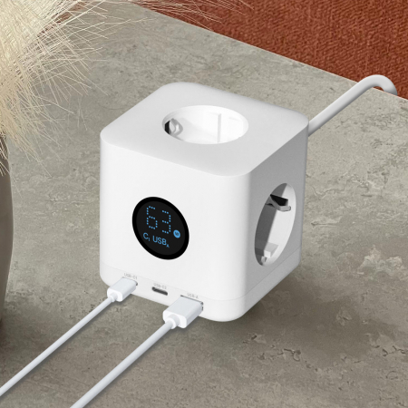 LCD 디스플레이 PD 67W 큐브형 멀티탭 MT16 고용량 4000W #5