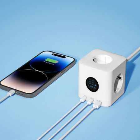 LCD 디스플레이 PD 67W 큐브형 멀티탭 MT16 고용량 4000W #2