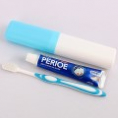 페리오 치약50g+미세모칫솔+양치컵케이스, 여행용세트 칫솔치약 치약칫솔 // 인쇄제작가능
