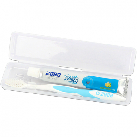 2080치약 50g+2080칫솔+투명케이스, 여행용세트 칫솔치약 치약칫솔 // 인쇄제작가능 #3