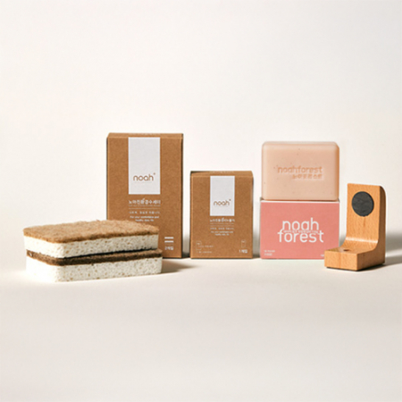 에코웨이스트 친환경 제로웨이스트 주방 핑크 3종세트 // 국내생산 #2