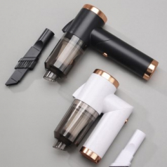 대용량배터리 미니 접이식 무선청소기 led조명 청소기 EM-21