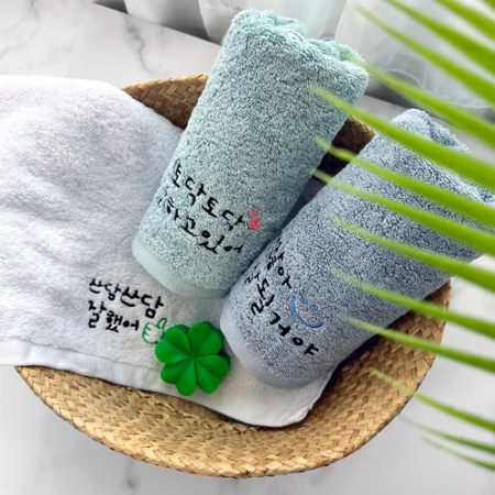 [송월타월] 행운 응원 대박 선물세트B (항균 170g 굿잡+클로버비누2) #3