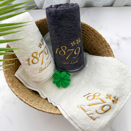 [송월타월] 행운 응원 대박 선물세트A (1879 골프1+클로버비누2) #3