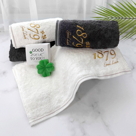 [송월타월] 행운 응원 대박 선물세트A (1879 골프1+클로버비누2) #4