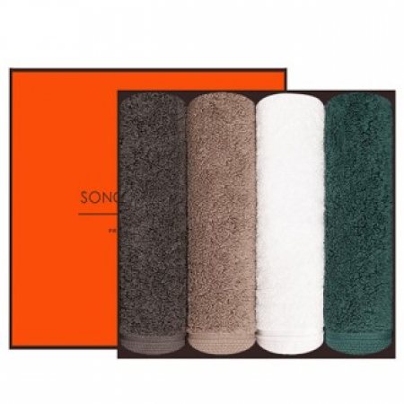 [송월타올] 아파트 타올 40수 4P 수건 선물세트, 답례수건 #2