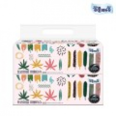 잘풀리는집 프리미엄미용티슈 150매 2P 2종