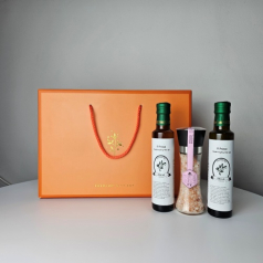 올리브오일 250ml x 2p + 핑크솔트200g 글라인더포함 선물세트