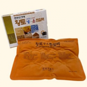 한일 황토 냉온 찜질팩 천연인견사 // 국산