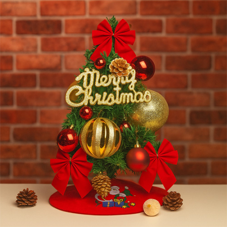 리본장식 40cm 스카치 트리 #2