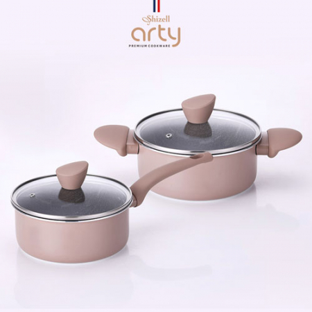 (쉬젤) 아티 패턴그라니 IH냄비2종세트 편수18+양수20 #5