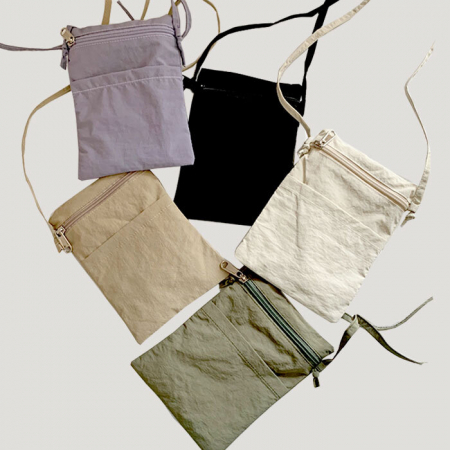 B102 미니 컬러 크로스백 미니가방 핸드폰 파우치 가방 보조가방 인쇄 답례품 주문제작 #4