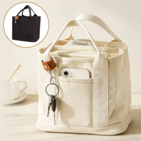 B085 미니 스퀘어 캔버스 토드백 가방 인쇄 행사선물 답례품 #2