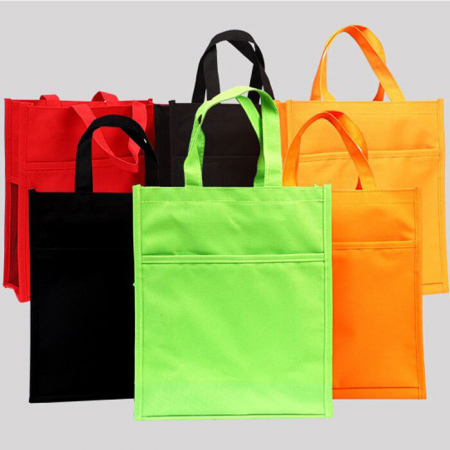 B084 다용도 컬러 신발 주머니 학원가방 토드백 학생 보조 가방 인쇄 행사 선물 #4