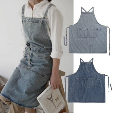 데님앞치마 예쁜앞치마 공방앞치마 카페앞치마 청앞치마 다용도앞치마 #3