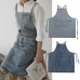 작은이미지: 데님앞치마 예쁜앞치마 공방앞치마 카페앞치마 청앞치마 다용도앞치마 #3