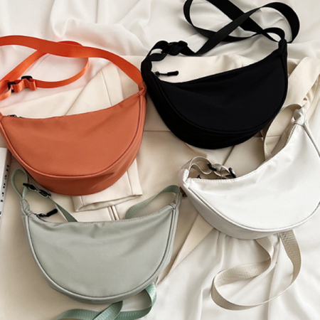 포이포이 만두백, 가방 데일리 반달 크로스 숄더 매신저 백 만두가방 #7