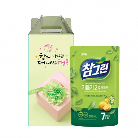 라이온 참그린 레몬 녹차 주방세제 판촉세트 #3