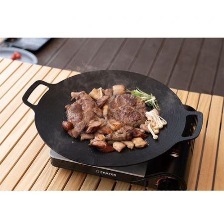 캠핑용 그리들팬 33cm 가스용 // 국산 #4