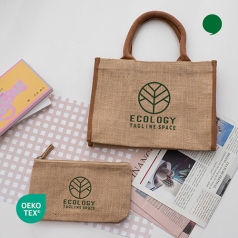 쥬트 토트 세트, 쥬트 북 토트백 + 쥬트지퍼파우치