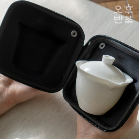 화이트 여행용다도세트 휴대용 입문용 다기세트 #5