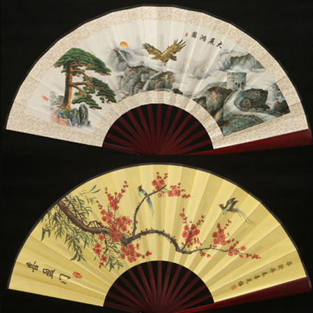 M052 오죽선 전통부채 인쇄 기념품 제작 대나무  부채 #2