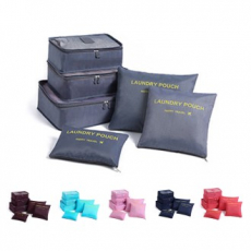 모던컬러 여행용파우치 6종 세트 / 캐리어 파우치 6P 지퍼 트래블 트레블