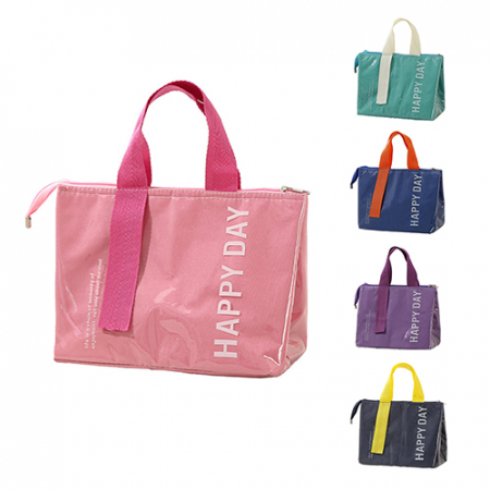 행복한날 pvc 보온보냉 런치백 도시락 가방 #2