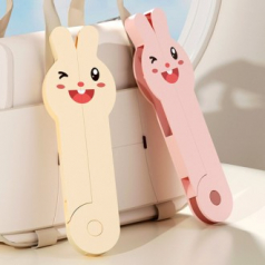 신박 큐티래빗 휴대용 캠핑 여행접이식 옷걸이