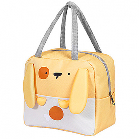 큐티 바나나옐로우 보온 보냉가방, 어린이집 유치원 도시락 피크닉 가방 #2