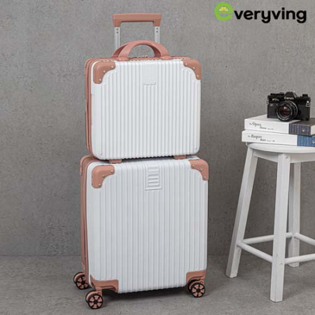 에브리빙 미니 캐리어 18인치 기내용(투톤 핑크/화이트)) #2