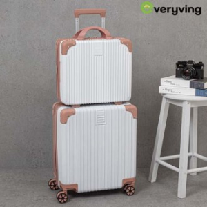 에브리빙 미니 캐리어 18인치 기내용(투톤 핑크/화이트))