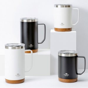 코르크 핸들 머그 텀블러 530ML