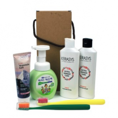 핑크솔트 치약 + 아이깨끗해 핸드워시 + 미세모 칫솔 + 케라시스 샴푸 + 케라시스 린스 6종세트 케이스 이미지 선택