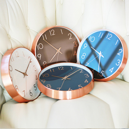 무소음 로즈 골드 프리미엄 벽시계 280 #2