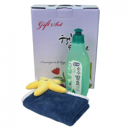 참그린 곡물 주방세제+캐릭터 주방타올 2종세트 #2