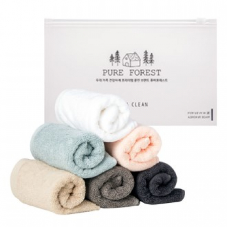 퓨어센스 포레스트 여행용세안타올, 파우치 세트 9호 #2
