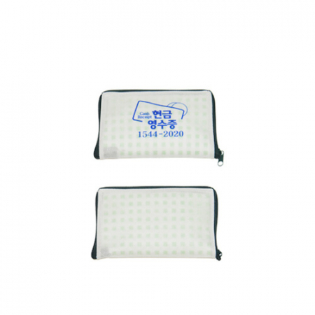 사각무늬 지퍼 장바구니 #4