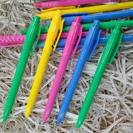 파스텔 슬림 클립 터치볼펜 0.7mm 153노크 // 초저가볼펜 #3