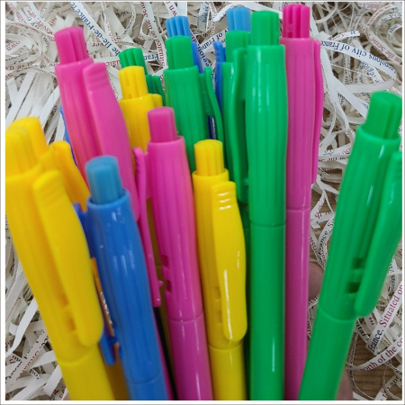 파스텔 슬림 클립 터치볼펜 0.7mm 153노크 // 초저가볼펜 #4