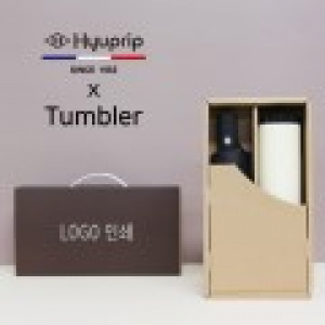 협립 3단 베이직 완전 자동 우산 + 벅스로얄 500ml 텀블러 세트