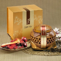 자연송이장아찌 도자기550g