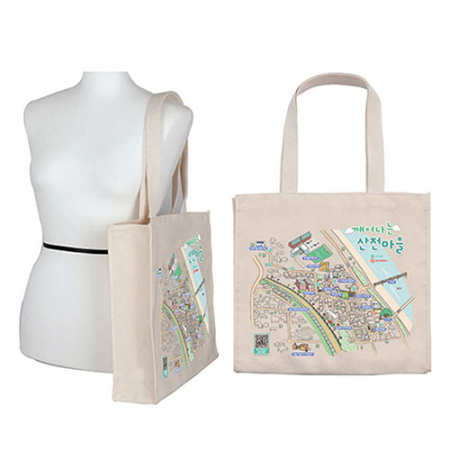 에코백 면10수 디지털 인쇄 바이어스M형 #2