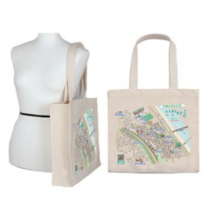 에코백 면10수 디지털 인쇄 바이어스M형