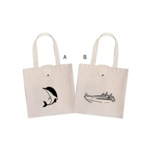 캐릭터 정사각 에코백 면10수 (뚜껑형)