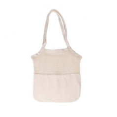 CF925 에코라이프 크리에이티브 숄더 면재질망사 에코백 (소)