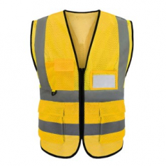 CF849 에코라이프 베이직 건설 형광 메쉬 안전반사조끼