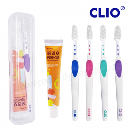 클리오 R미세모 + 페리오 / 칫솔 치약 세트 // (포장) #3