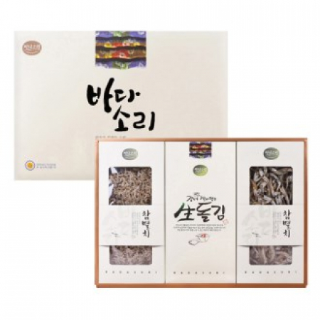 바다소리 보람 1호 (세멸 260g + 생돌김 6봉 + 중멸 230g)//국내산 #2