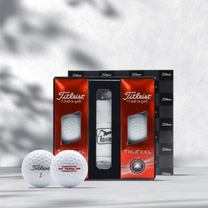 타이틀리스트 트루필  6구 PGA  골프공 양피 장갑 선물세트